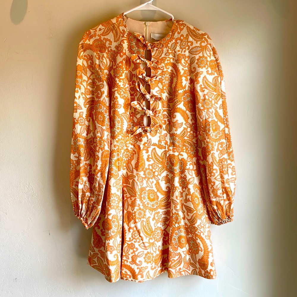 Zimmermann Scallop Mini Dress, size 2
